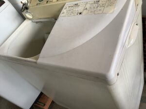 揖保郡太子町沖代で洗濯機の回収から処分までさせて頂きました。