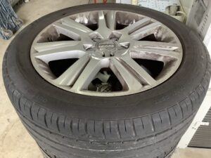 宍粟市山﨑町下町でタイヤの回収から処分までさせて頂きました。