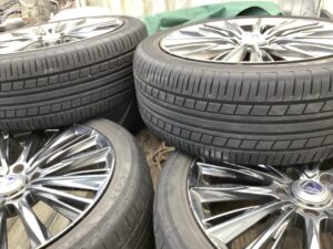 宍粟市山﨑町高下でタイヤの回収から処分までさせて頂きました。