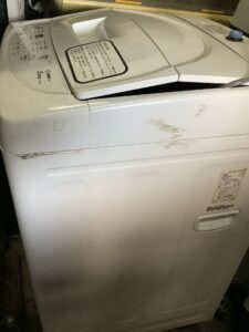 揖保郡太子町矢田部で洗濯機の回収から処分までさせて頂きました。