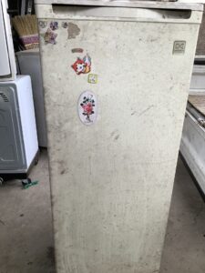 佐用郡佐用町目高で冷蔵庫の回収から処分までさせて頂きました。