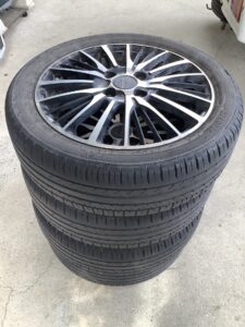 赤穂郡上郡町赤松でタイヤの引き取りから処分までさせて頂きました。