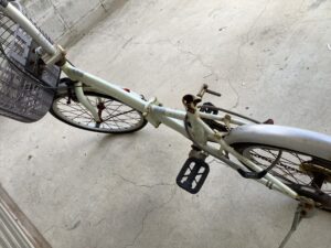 佐用郡佐用町山脇で自転車の引き取りから処分までさせて頂きました。