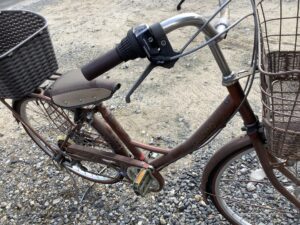 赤穂市北野中で自転車の回収から処分までさせて頂きました。