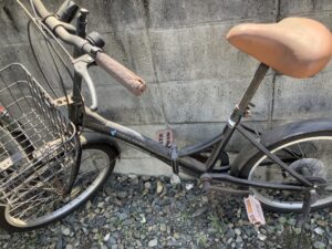 赤穂郡上郡町で自転車の引き取りから処分までさせて頂きました。