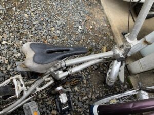 赤穂郡上郡町で自転車の回収から処分までさせて頂きました。