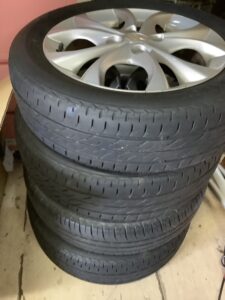 赤穂郡上郡町旭日乙でタイヤの回収から処分までさせて頂きました。