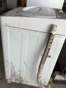 相生市菅原町で洗濯機の引き取りから処分までさせて頂きました。