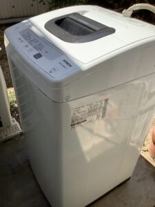 相生市大石町で洗濯機の回収から処分までさせて頂きました。