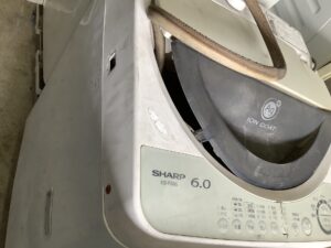 赤穂郡上郡町栗原で洗濯機の引き取りから処分までさせて頂きました。