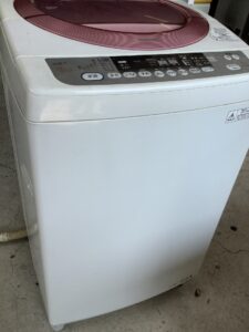 たつの市揖保川町市場で洗濯機の回収から処分までさせて頂きました。