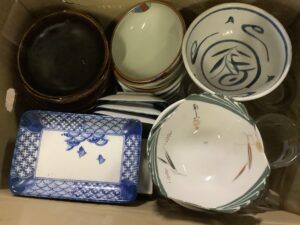 宍粟市千種町千草で食器の回収から処分までさせて頂きました。