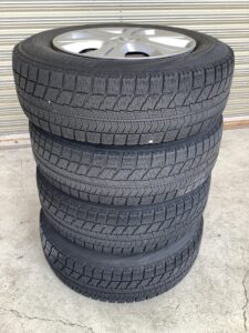 赤穂市福浦でタイヤの回収から処分までさせて頂きました。