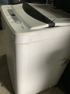 赤穂郡上郡町高田台で洗濯機の引き取りから処分までさせて頂きました。