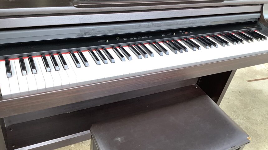 兵庫県赤穂市で引き取り回収から処分までした電子ピアノ