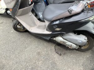 赤穂市清水町でバイクの回収から処分までさせて頂きました。