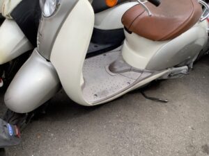 揖保郡太子町立岡でバイクの引き取りから処分までさせて頂きました。