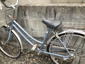 相生市那波で自転車の回収から処分までさせて頂きました。
