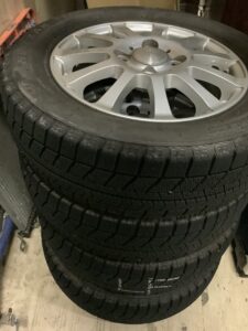 佐用郡佐用町米田でタイヤの引き取りから処分までさせて頂きました。