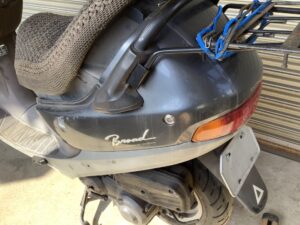 相生市旭でバイクの引き取りから処分までさせて頂きました。