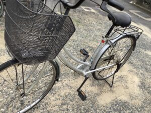 相生市汐見台で自転車の回収から処分までさせて頂きました。