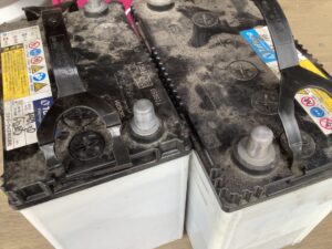 赤穂市折方でバッテリーの回収から処分までさせて頂きました。