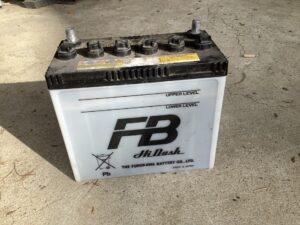 赤穂市大橋町でバッテリーの引き取りから処分までさせて頂きました。