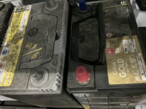 相生市相生でバッテリーの回収から処分までさせて頂きました。