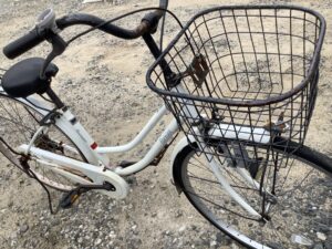 相生市で自転車の引き取りから処分までさせて頂きました。