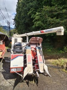 赤穂郡上郡町で農機具の回収から処分までさせて頂きました。