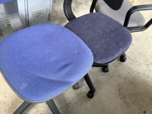 赤穂郡上郡町で引き取り回収から処分までした不用品の事務椅子