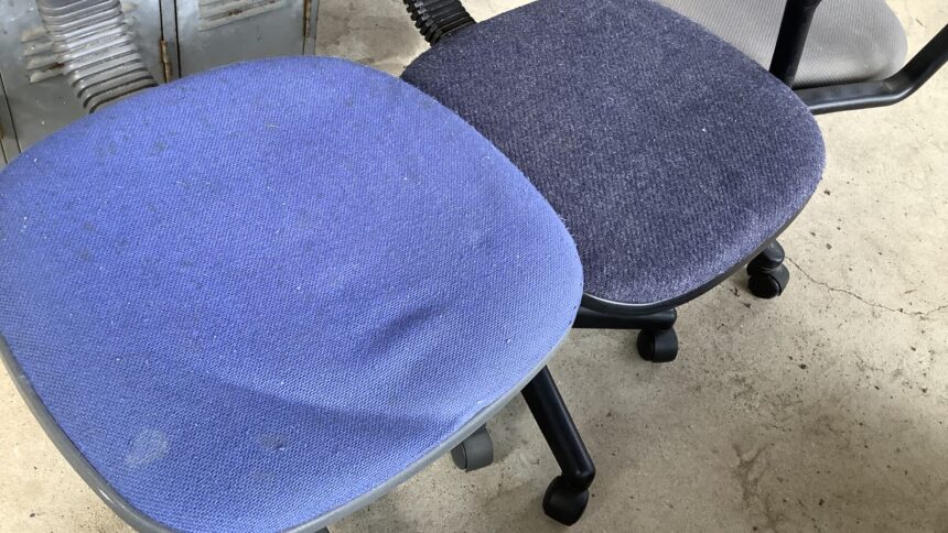 赤穂郡上郡町で引き取り回収から処分までした不用品の事務椅子