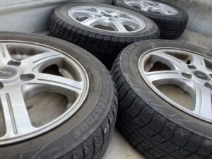 赤穂郡上郡町で引き取り回収から処分までしたアルミタイヤ