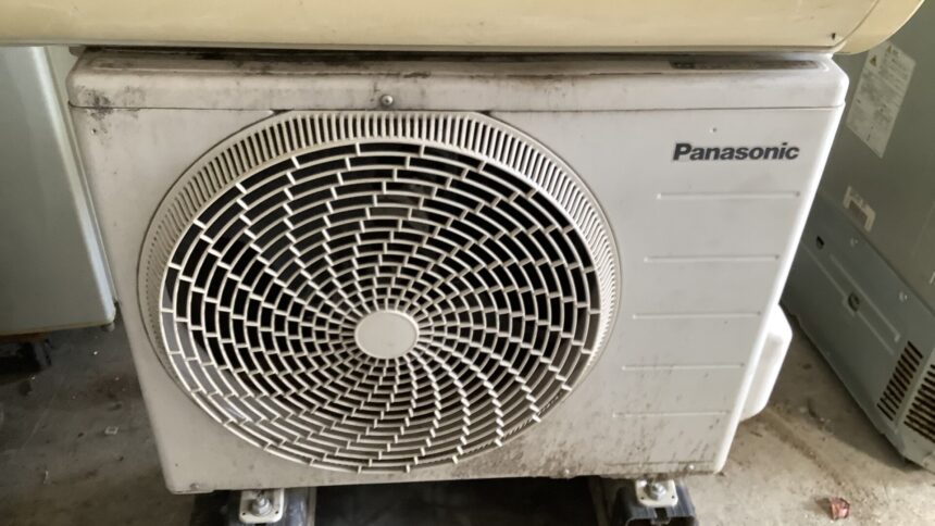 兵庫県宍粟市で取り外し回収から処分までしたエアコン