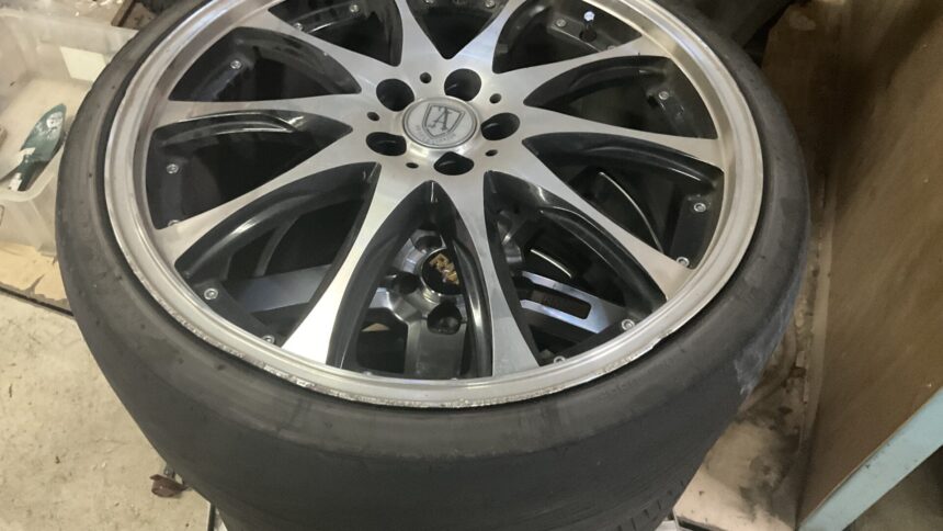 兵庫県たつの市で引き取り回収から処分までしたアルミタイヤ