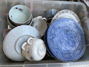 佐用郡佐用町で引き取り回収から処分までした食器