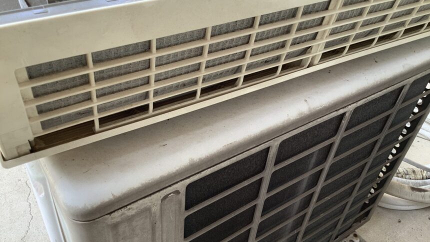 兵庫県姫路市で取り外し回収から処分までしたエアコン