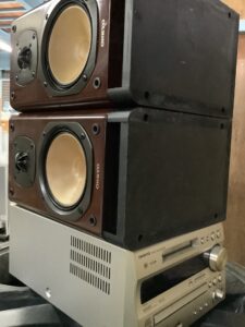 宍粟市山﨑町川戸でコンポの引き取りから処分までさせて頂きました。