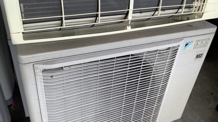 兵庫県たつの市で取り外し回収から処分までしたエアコン