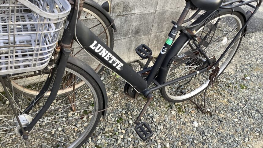兵庫県たつの市で引き取り回収から処分までした自転車