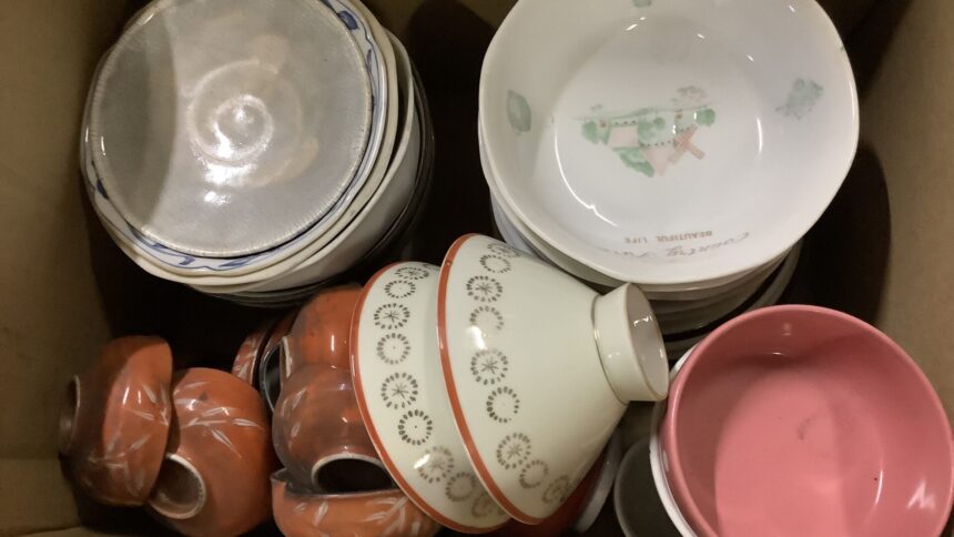 兵庫県姫路市で引き取り回収から処分までした食器