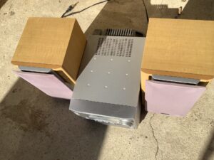 宍粟市一宮町井内でコンポの回収から処分までさせて頂きました。