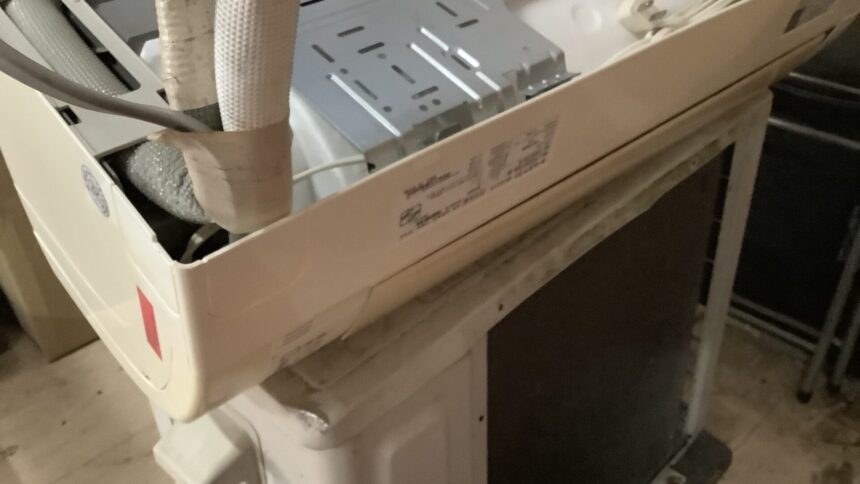 赤穂郡上郡町で取り外し回収から処分までしたエアコン