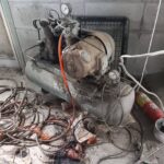 相生市古池で農機具の回収から処分までさせて頂きました。