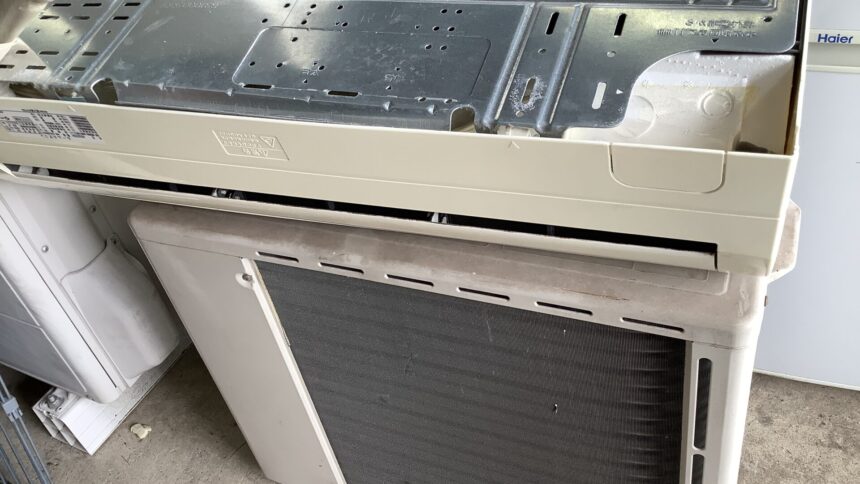 兵庫県赤穂市で取り外し回収から処分までしたエアコン