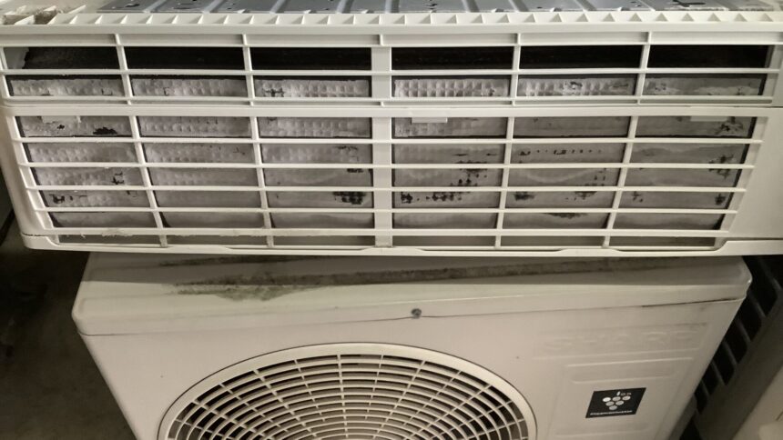 兵庫県たつの市で引き取り回収処分したエアコン