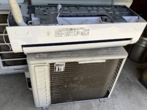 赤穂郡上郡町で取り外し回収から処分までしたエアコン