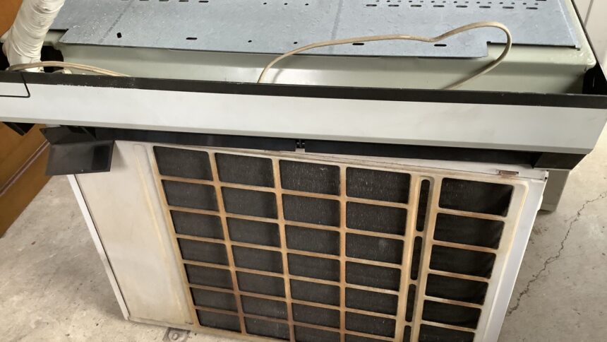 兵庫県相生市で取り外し回収から処分までしたエアコン