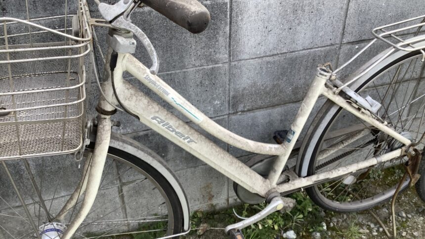 兵庫県相生市で引き取り回収から処分までした自転車