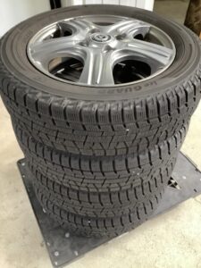赤穂郡上郡町で引き取り回収から処分までしたアルミタイヤ